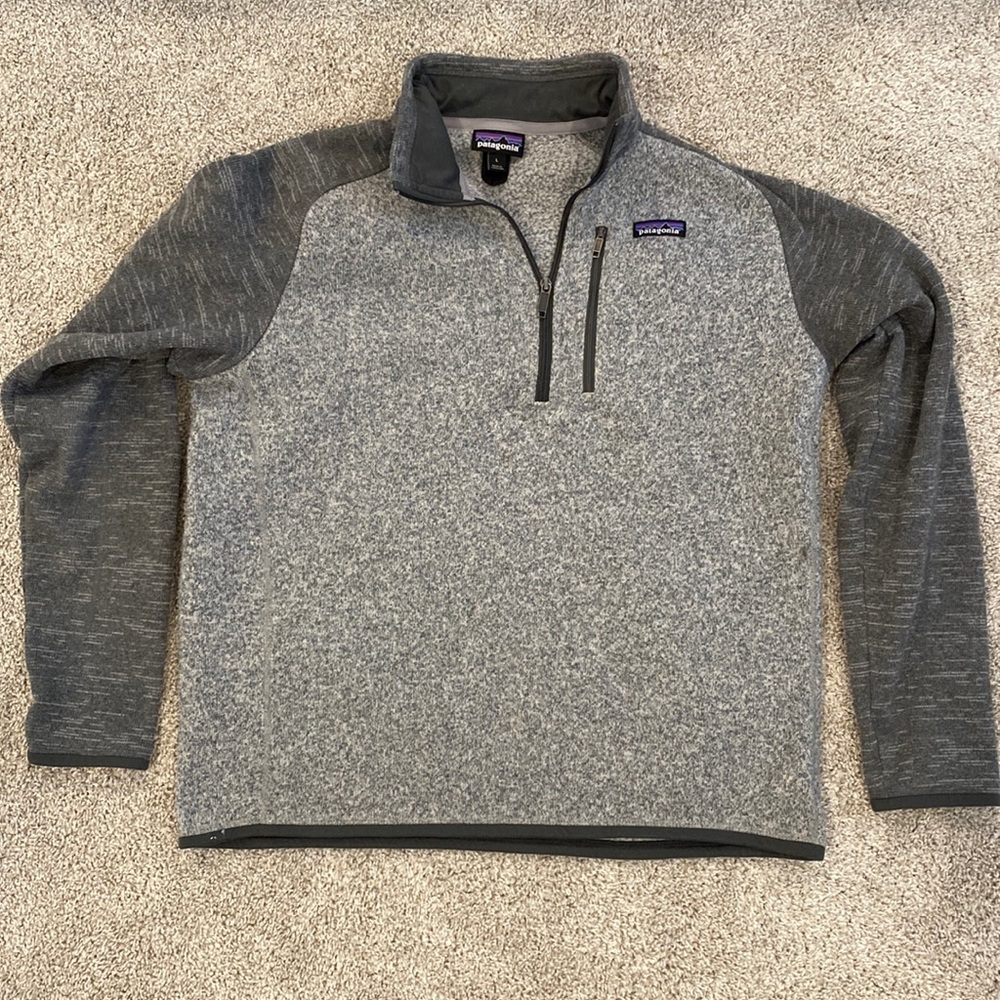 Patagonia Better Sweater Mens Jacket - Gray size large